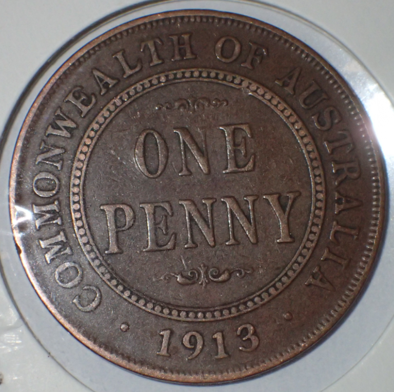 Australia One Penny 1913 w68 | AAA Coin Co